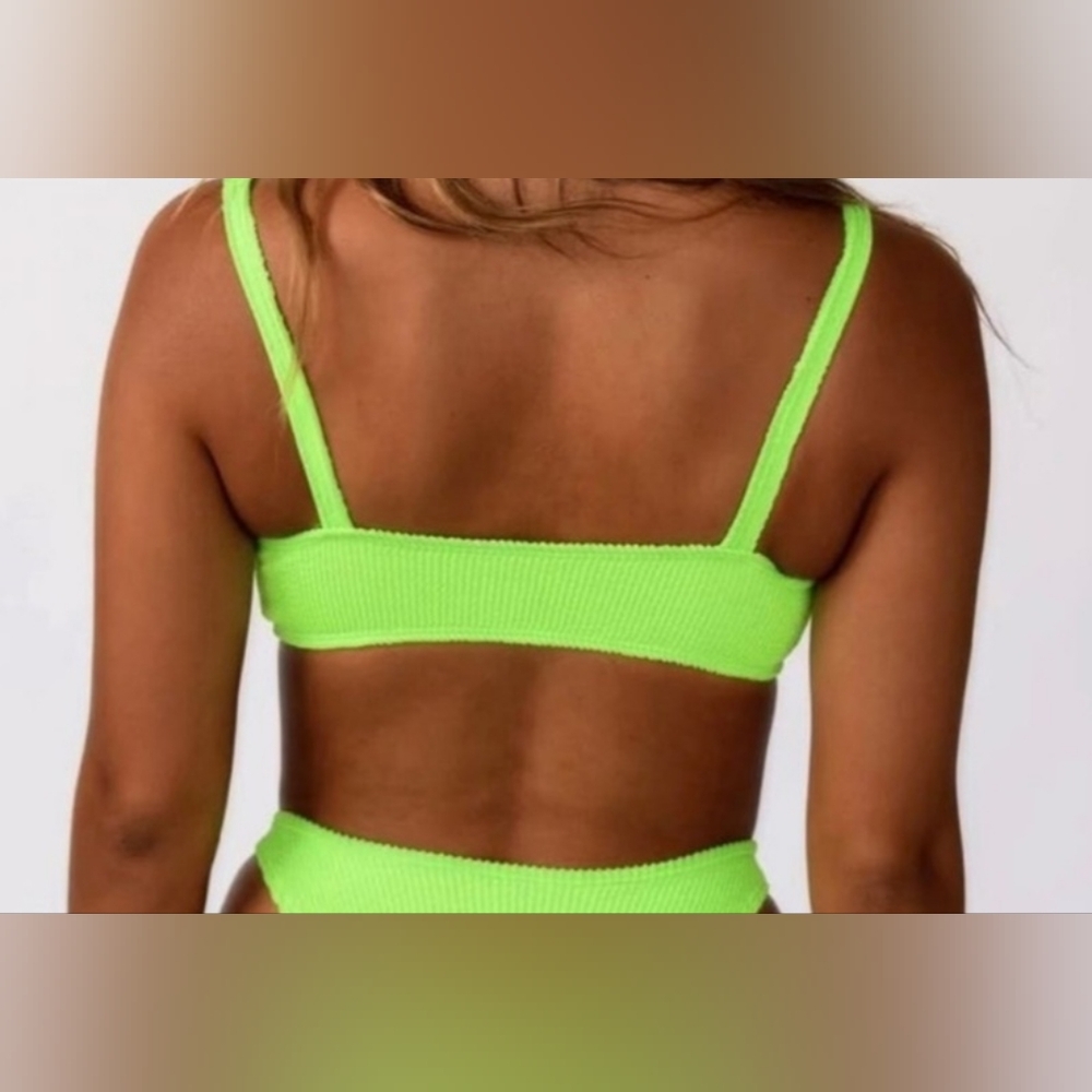 NWT Skatie 'Mya' ribbed/stretchy bikini top size XS, Corona - Picture 2 of 16